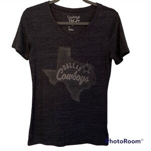 Dallas Cowboys Womens T-Shirt Size S Small Cowboys Her Style Women's Blue NFL